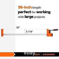 Jorgensen 36-pouces Pinces À Barres 90°cabinet Master Parallel Jaw Bar Clamp Set 2-pack