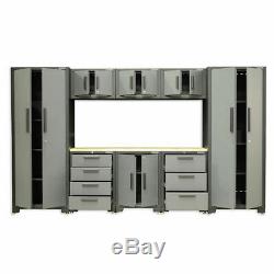 Mécanique Outil Professionnel Garage Bricolage Rangement 9 Piece Cabinet Set De Calibre 24 Au Royaume-uni