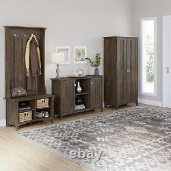 Meuble de rangement grand format Bush Furniture Salinas avec 4 étagères en cendre brune de 62,95 pouces de hauteur