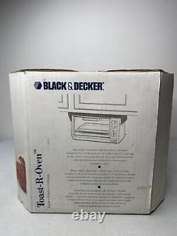 New Black & Decker Toast-r-oven Under Cabinet Spacemaker Grille-pain Tro-200 Nib