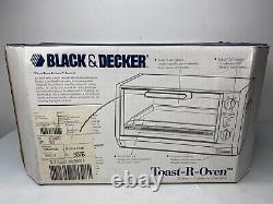New Black & Decker Toast-r-oven Under Cabinet Spacemaker Grille-pain Tro-200 Nib