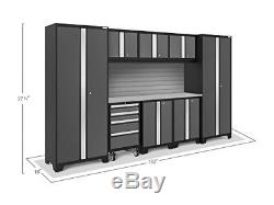 Newage Products Ensemble D'armoires De Rangement De Garage Bold 3.0 50409 Avec Acier Inoxydable W