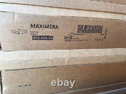 Set De 2 Tiroir Ikea Maximera, Moyen, Blanc 24x24 802.656.66 Nouveau