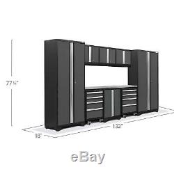 System Tool Cabinet Gras Set Top En Acier Inoxydable 3.0 9-piece Par Newage Products