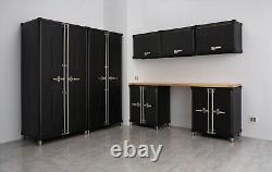 Trinity Pro Tsnpbk-0614 8-piece Garage Cabinet Set Noir