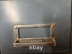 Vintage Steelmaster Art Steel Co. Stackable Index Card File 2 X2 Tiroir Cabinet