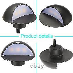 Wifi 50mm 12v Rgb Half Moon Led Deck Stair Post Lumières Step Fence Lampes Kit